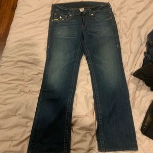 Iight blue jeans true religion